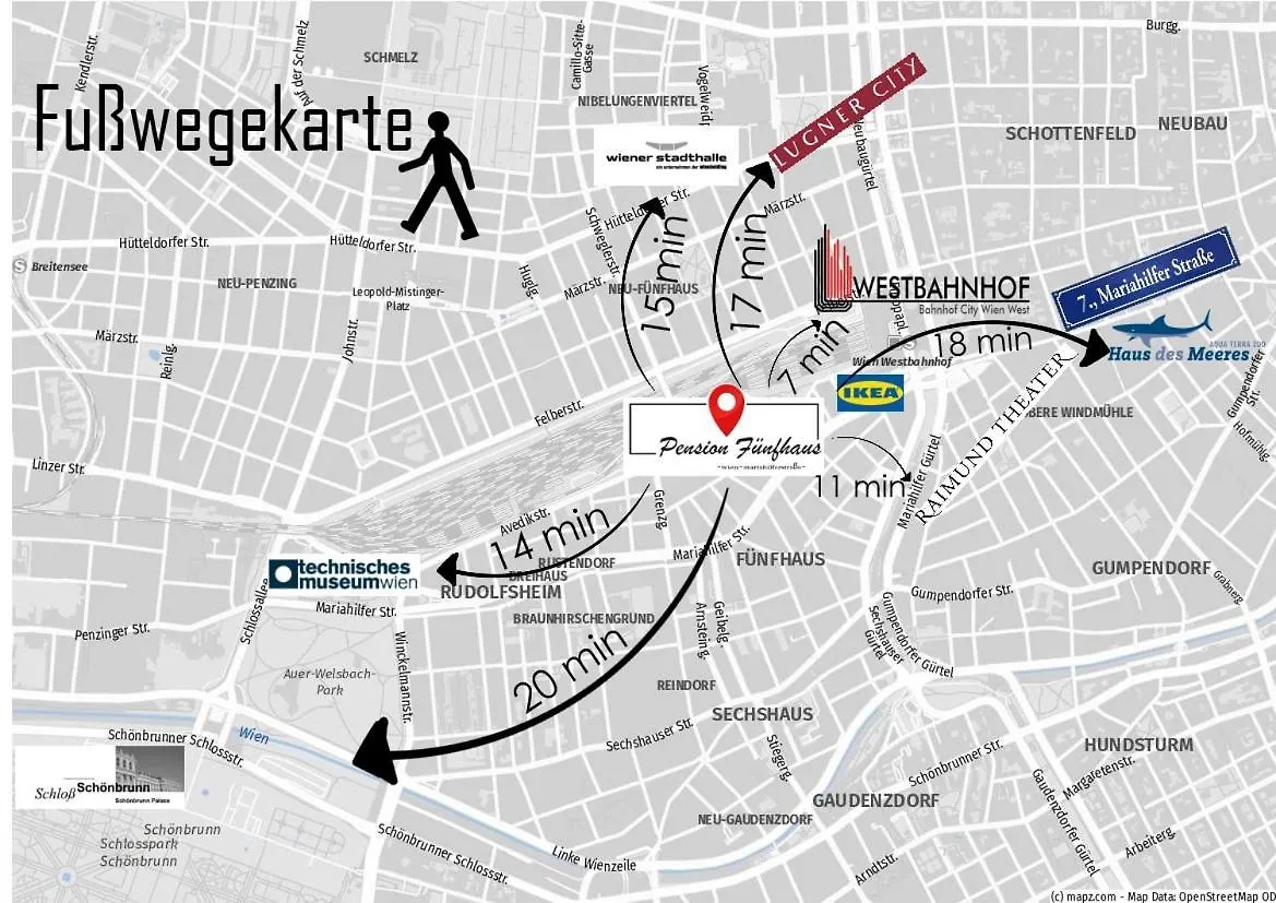 Affittacamere Hotel-Pension Fuenfhaus Vienna